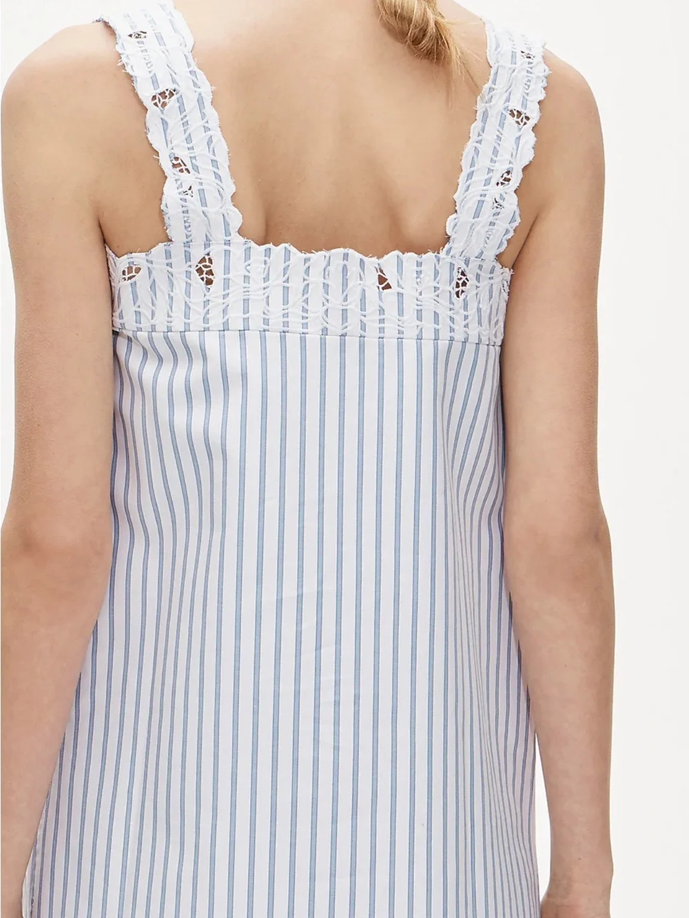 NEW J Crew Ondine mini dress in striped double cotton poplin